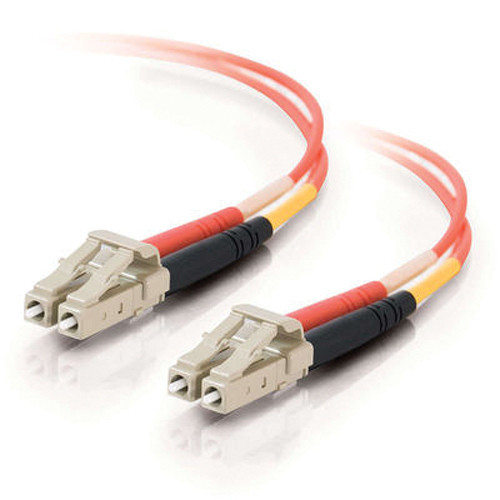C2G 16.4' (5 m) LC/LC Duplex 50/125 Multimode Fiber Patch Cable (Orange)