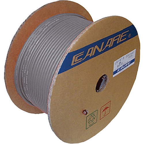 Canare 4S11 4-Conductor Speaker Bulk Cable (656' Gray)