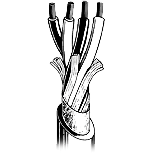 Canare 4S8 4-Conductor Speaker Cable (200 m / Black)