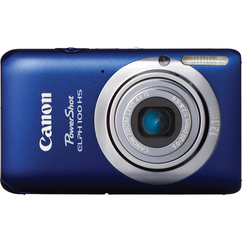 Canon Powershot 100 HS Digital ELPH Camera (Blue) 4925B001 B&H