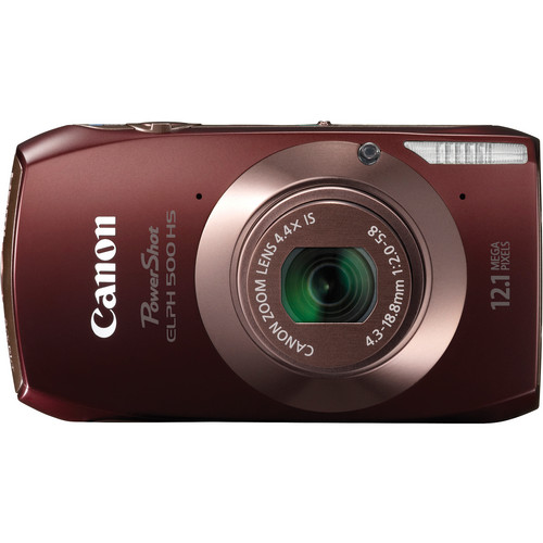 Canon Powershot 500 HS Digital ELPH Camera (Brown) 5130B001 B&H