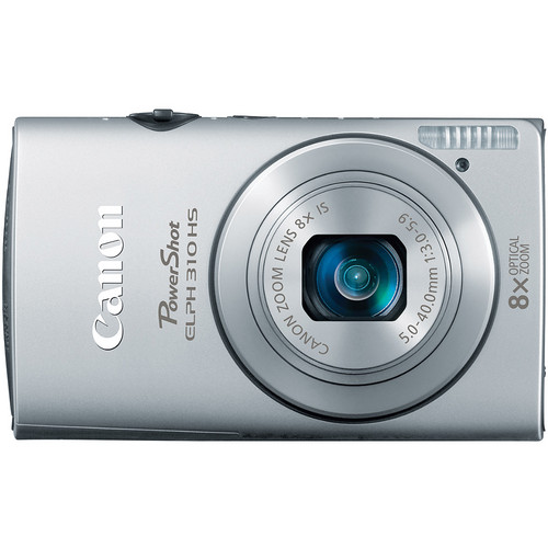 Canon PowerShot ELPH 310 HS Digital Camera (Silver) 5269B001 B&H