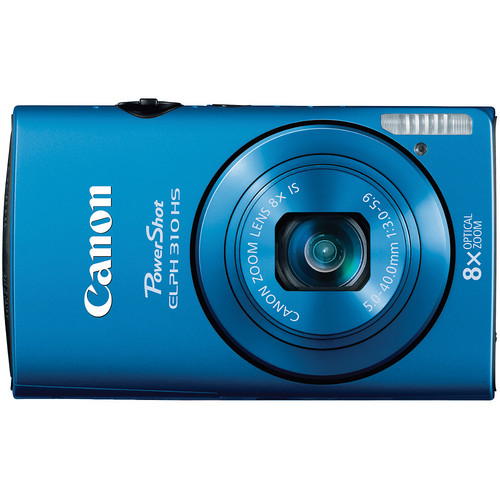 Canon PowerShot ELPH 310 HS Digital Camera (Blue) 5695B001 B&H