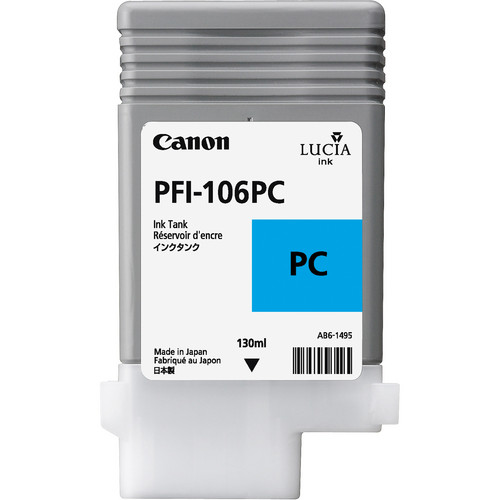 CANON PFI-106PC PHOTO CYAN INK CARTRIDGE