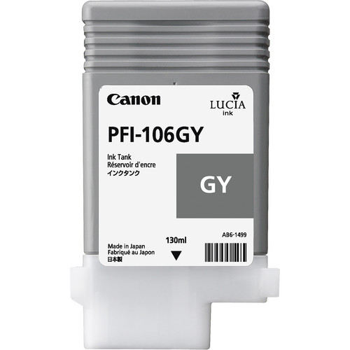 CANON PFI-106GY GRAY INK CARTRIDGE (130M