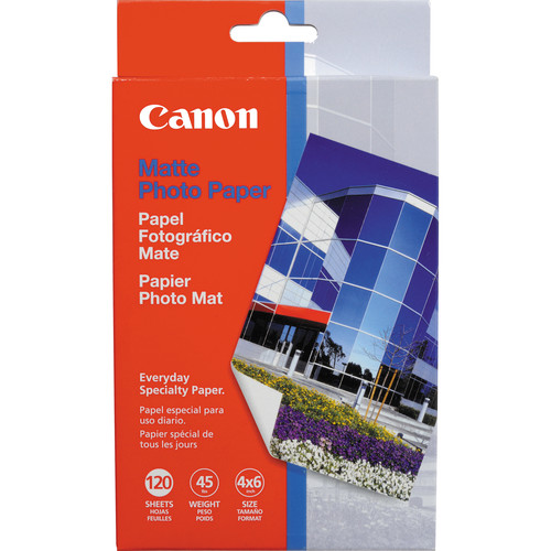 Canon Photo Paper Matte - 4x6" - 120 Sheets 7981A014 B&amp;H