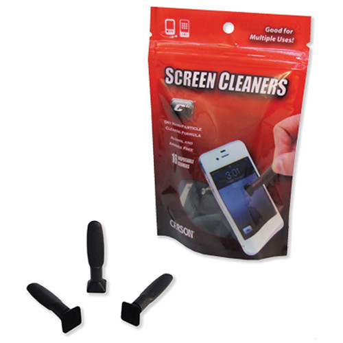 Carson C6 - CS-30 Disposable Screen Cleaners (Pack of 16)
