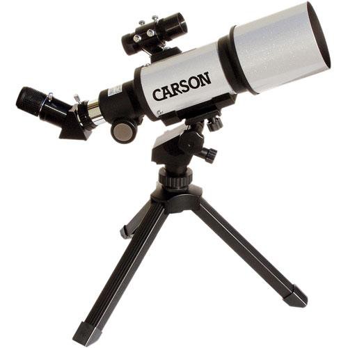 Carson SkyRunner 2.8"/70mm Refractor Telescope Kit SV350 B&H