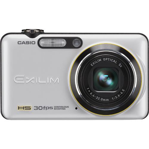 Casio Exilim Ex Fc100 Digital Camera White Ex Fc100we B H