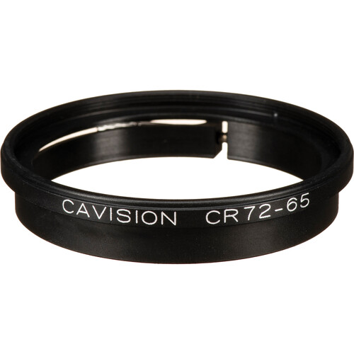 Cavision CR72-65 Clamp-On / Step Up Ring - 65mm Clamp to 72mm Filter Thread