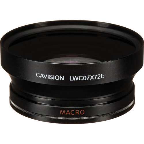 Cavision LWC07X62E Two Element 0.7x Wide-Angle Converter for Sony V1 (62mm)