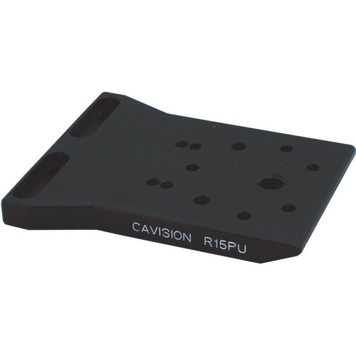 Cavision RSPU-U Rods System Plate for JVC HD100/110/200/250 Series Cameras (Slots Face Up)