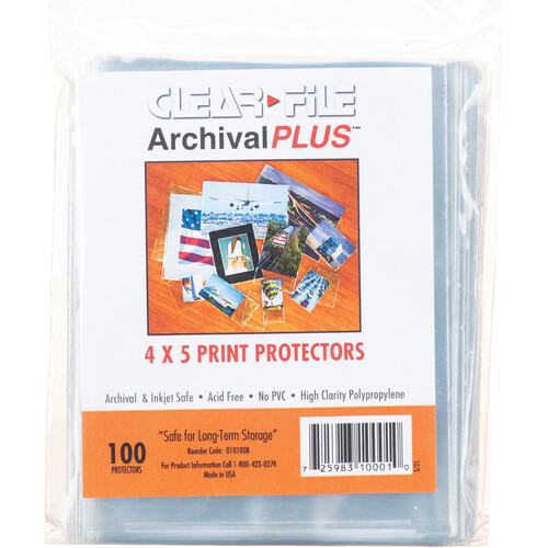 ClearFile Print Protector (4 x 5
