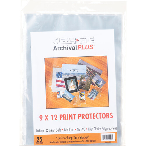 ClearFile 08B-Print Protector (9 x 12
