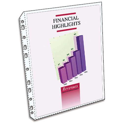 ClearFile Archival-Plus Print Page Holds Two 8.5 x 11