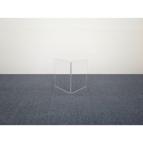 ClearSonic A18 2-Section Acrylic Drum Shield with Flexible Full-Length Hinges and Cable Cutouts