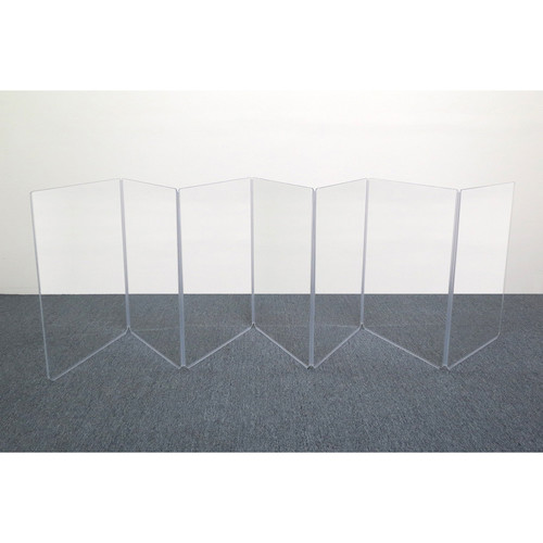 ClearSonic A3 7-Section Acrylic Amp Shield with Flexible Full-Length Hinges and Cable Cutouts