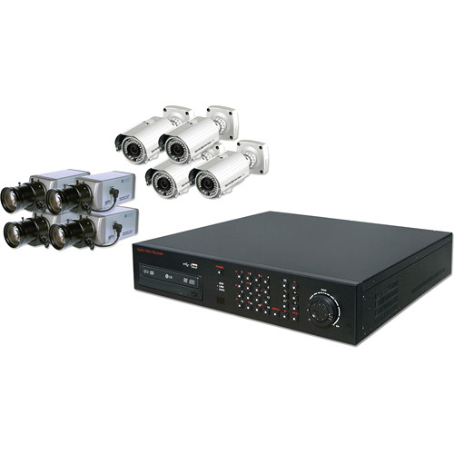 Clover Electronics 8-Channel DVR with 4 Professional PAC8515 B&H