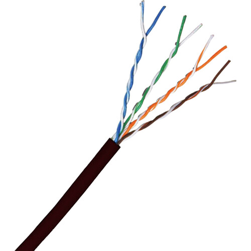 Comprehensive Cat 5e 350 MHz Solid Cable - 1000' (Black)