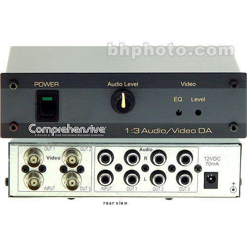 Comprehensive VM30AVB 1x3 Audio Video Distributi CVG3AVB B&H