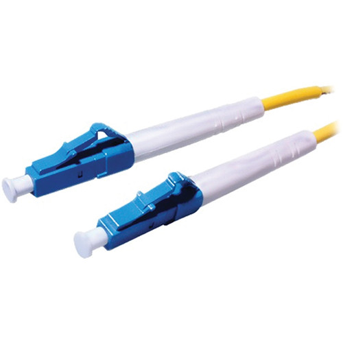 Comprehensive 65.62' (20 m) LC to ST Single-Mode 0.009' (3mm) Zipcord LSZH Cable