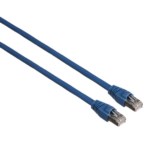 Comprehensive CAT6a Shielded Patch Cable (50' Blue Finish)