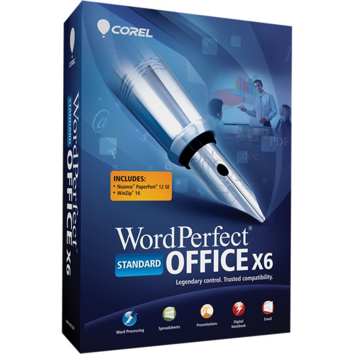 Corel WordPerfect Office X6 Standard Edition WPX6STDENMBAM B&H