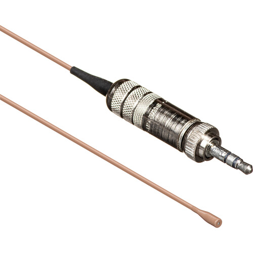 Countryman B6 Omni Lavalier Mic Standard Sens with Hardwired 3.5mm Locking Connector for Sennheiser Wireless Transmitters (Tan)