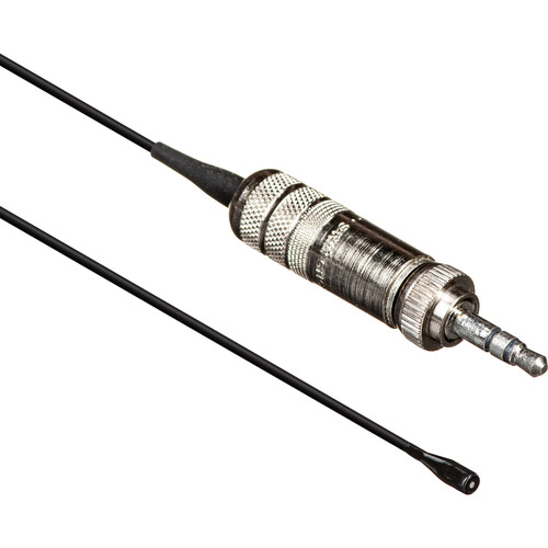 Countryman B6 Omni Lavalier Mic Low Sens with Hardwired 3.5mm Locking Connector for Sennheiser Wireless Transmitters (Black)