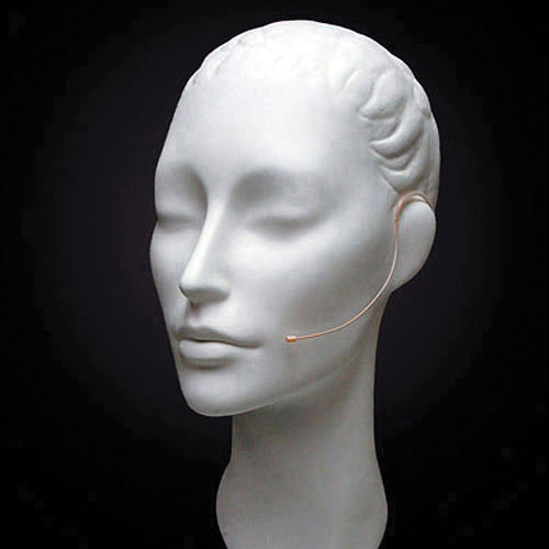 Countryman E6 Flex Omnidirectional Earset Microphone (Wired XLR Tan)