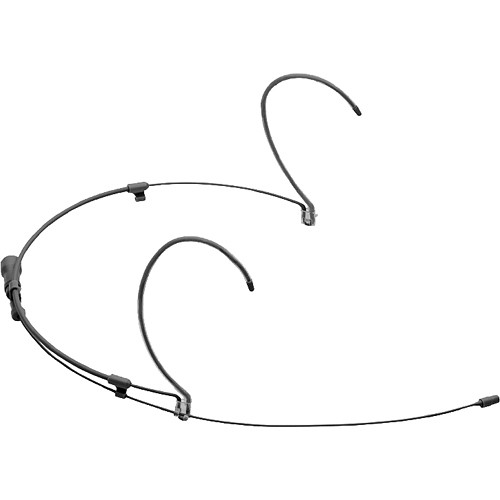 Countryman H6 Omnidirectional Headset with Hardwired Cable and 3-Pin XLRM Connector (W7 Band Black)
