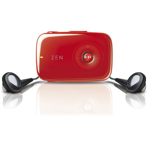 Creative Labs Zen Stone 1GB MP3 Player Red 70PF213000EE1 B&H