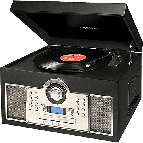 Crosley Radio CR2401 Memory Master Turntable (Black) CR2401ABK