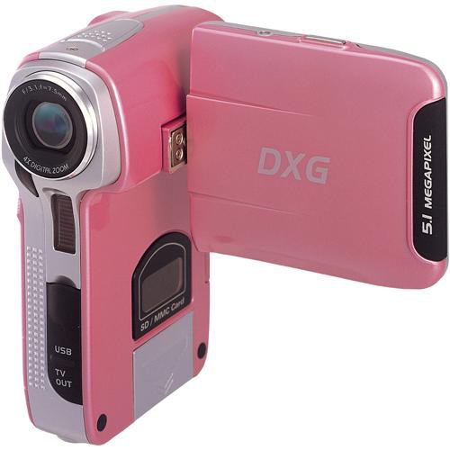 DXG DXG563V Camcorder (Metallic Pink) DXG563VP B&H Photo Video