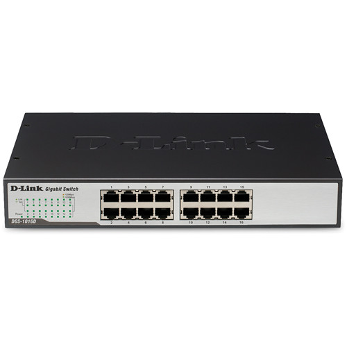 D-Link DGS-1016D 16-Port 10/100/1000 Switch DGS-1016D B&H ...