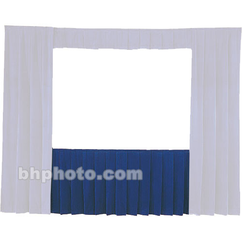 Da-Lite Fast-Fold Standard and Deluxe Skirt Blue 41143BL
