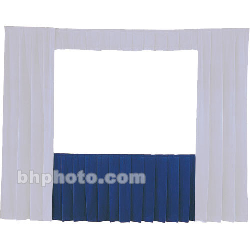 Da-Lite Fast-Fold Standard and Deluxe Skirt Blue 41145BL