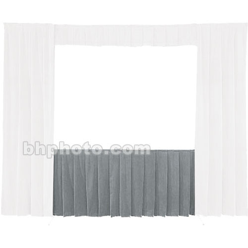 Da-Lite Fast-Fold Standard and Deluxe Skirt Gray 41145G