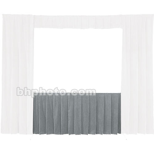 Da-Lite Fast-Fold Standard and Deluxe Skirt Gray 41148G