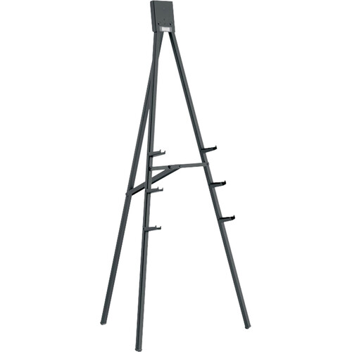 DaLite 6' Heavy Duty Dual Purpose Easel Black Powder Coat