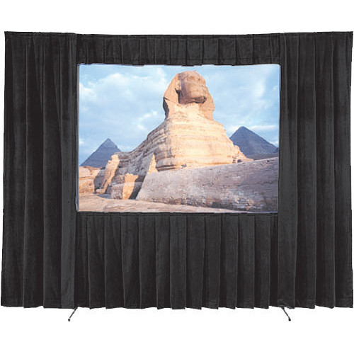 Da-Lite Fast-Fold Velour Drapery Kit for Deluxe Frames (9 x 9')