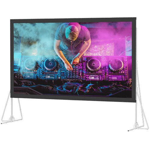 Dual Vision Heavy Duty Deluxe Fast Fold Complete Front and Rear Projection Screen - 6