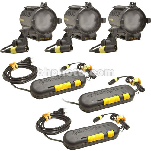 Dedolight Basic DLH4 Tungsten 3-Light Kit