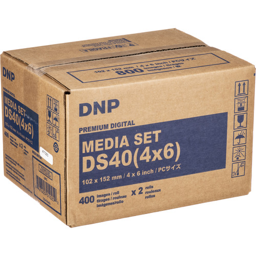 Dnp 4 X 6 Print Pack For Ds40 Printer 2 Pack Ds40 4x6 Bandh 6731