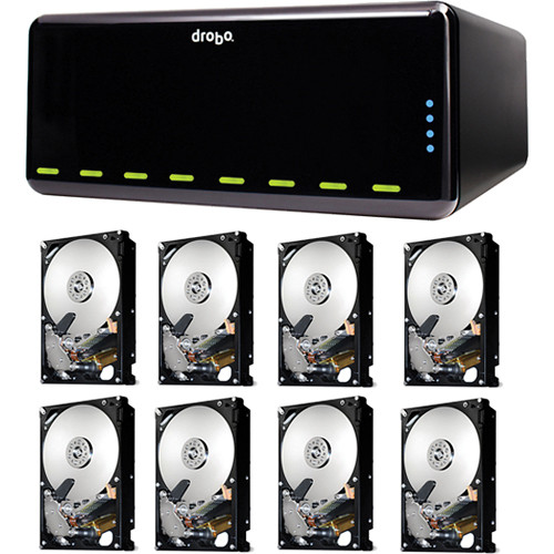 Drobo 16TB (8x 2TB) DroboPro 8Bay Hard Drive Array Enclosure