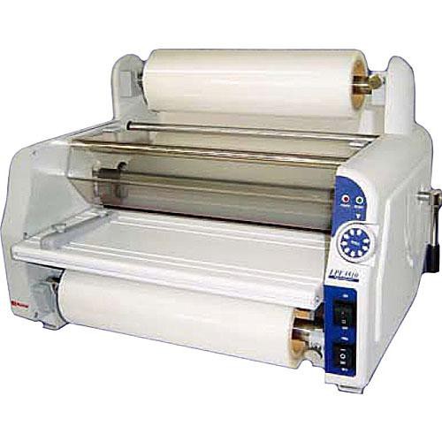 Dry-Lam LPE3510 Fujipla 13" Desktop Laminating System, 1.5mil or 3.0mil Laminating Film Thickness, 4ft./min Laminating Speed, Adjustable Heat and Tension Controls, Reverse Switch, Fixed Speed