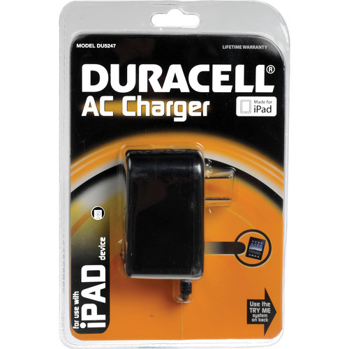 Duracell AC Charger for Use with iPad DU5247 B&H Photo Video