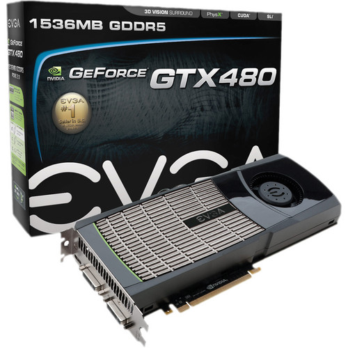 EVGA nVIDIA GeForce GTX 480 1536 MB GDDR5 Graphics