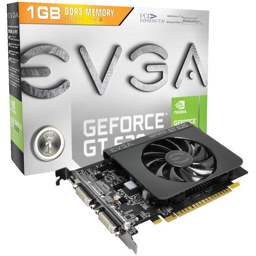 EVGA nVIDIA GeForce GT 620 1 GB DDR3 Graphics Card