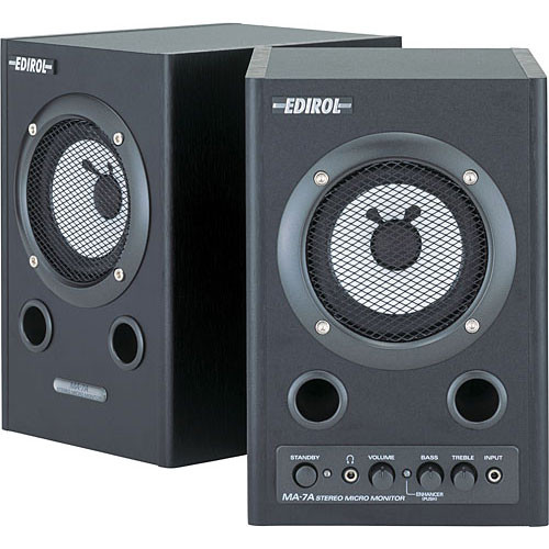 Edirol / Roland MA7A Compact TwoWay Monitor Speakers MA7ABK